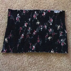 floral tube top